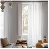 Madura Voilage panneau en lin blanc 200x280 cm