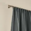 Madura Rideau en Tissu à enduction PVC, occultant à 100% Gris