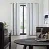 Madura Rideau en Tissu à enduction PVC, occultant à 100% Blanc
