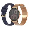 Montre Connectee Echo Rainbow Sunset Bleu - Or Rose - 2 Bracelets
