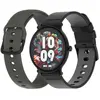 Montre Connectee Echo Rainbow Sunset Noir - 2 Bracelets