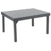 Table de jardin rectangulaire en aluminium Modulo - Gris anthracite - ...