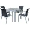 Wilsa Garden - Salon de jardin moderne 4 personnes Modulo wood