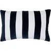 Haomy - Housse de coussin en Velours & Lin Perth encre - 50x80 cm 50x8...