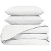 Haomy - Parure 100% Percale de Coton Venezia housse de couette & 2 tai...