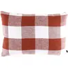Haomy - Housse de coussin 100% Lin Palma brique - 40x60 cm OS