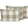 Haomy - Housse de coussin en lin Palma II Lin 45x45