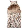 BB & Co Nid d'ange passe sangle en fourrure Caramel forest (0-6 mois)