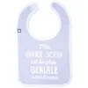 Bavoir "Ma grande soeur est la plus géniale..." MULTICOLORE BB&Co