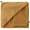 Cape de bain et gant de toilette Mix & Match MARRON BB&Co