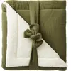 BB & Co Couverture polaire double gaze de coton Fougère (70 x 100 cm)