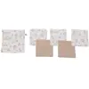 BB & Co Lot de 5 lingettes lavables Biscuit