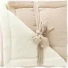 BB & Co Couverture polaire double gaze de coton biscuit (70 x 100 cm)