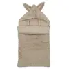 Nid d'ange passe sangle angora et gaze de coton Beige (0-6 mois)