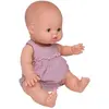 Barboteuse froufrou pour poupée en gaze de coton pétale