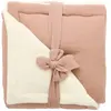 Couverture bébé peluche gaze & microfibre Mix&Match Mocha