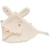 Doudou lapin petit coeur Jardin enchanté Ivoire