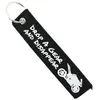 CLJ - Porte-clés - DROP A GEAR - Noir et blanc - Métiers - Urgence