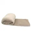 VIVEZEN Couverture, plaid polaire 150 x 200 cm en flanelle ultra doux - Beige