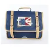 IKKS Cartable 41 cm - 2 boucles Tann's Les Fantaisies Alban Bleu marine/Rouge