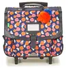 Tann's - Cartable à roulettes 38cm "Sofia" rose - 12889