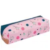 Trousse simple Les Fantaisies Caroline Vert et Rose