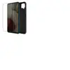 Avizar Coque pour Samsung Galaxy A12 Souple Noir et Verre Trempé 9H Transparent