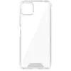 Avizar Coque pour Samsung Galaxy A22 5G Coins Bumper Antichoc Collection Cristal Transparent