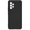 Avizar Coque Samsung Galaxy A53 5g Silicone Souple Finition Soft Touch Noir