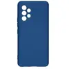 Avizar Coque pour Samsung Galaxy A53 5G Silicone Semi-rigide Finition Soft-touch Fine Bleu