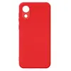 Avizar Coque pour Samsung Galaxy A03 Core Silicone Semi-rigide Finition Soft-touch Fine rouge