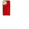 Avizar Coque iPhone 13 Pro Max Béquille pliable Système magnétique rouge