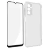 Coque pour Samsung Galaxy A23 5G Silicone Souple et Film Verre Trempé 9H Avizar Transparent