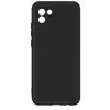 Avizar Coque pour Samsung Galaxy A03 Silicone Semi-rigide Finition Soft-touch Fine noir