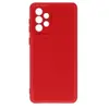 Avizar Coque pour Samsung Galaxy A73 5G Silicone Semi-rigide Finition Soft-touch Fine rouge