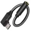 Adaptateur Audio USB-C vers Jack 3.5mm femelle Design Coudé Longueur 1...