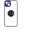 Coque pour iPhone 14 Plus Bi-matière Bague Métallique Support Vidéo Av...