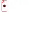 Avizar Coque iPhone 14 Bi-matière Bague Métallique Support Vidéo rouge