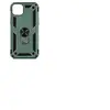 Avizar Coque pour iPhone 14 Plus Antichoc Bi-matière Bague Support Vidéo vert