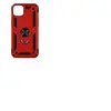 Coque iPhone 14 AVIZAR - Hybride Antichoc - Bague de maintien - Rouge