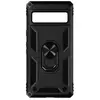 AVIZAR Coque pour Google Pixel 7 Ultra Rigide Bague Support noir