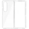AVIZAR Coque pour Galaxy Z Fold 4 Dos Rigide Coins Bumper Cadre Ecran Externe Transparent
