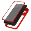 Avizar Coque Xiaomi Redmi 10C Dos Plexiglas et Avant Polymère Contour rouge