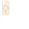 Avizar Coque pour iPhone 14 Pro Compatible Magsafe Semi Rigide Soft-Touch blanc