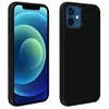Avizar Coque iPhone 12 Mini Hybride Finition Tissu Anti-traces Lavable noir