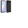 Avizar Coque pour Xiaomi Redmi 9A Design Relief Bi-matière Anti-chute Noir