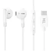 Avizar Écouteurs Filaires USB-C Intra-auriculaires Son Clair Micro Tél...