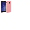 Avizar Coque pour Samsung Galaxy J3 2018 Silicone Semi-rigide Mat Finition Soft Touch rose clair