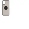 Avizar Coque pour Samsung Galaxy A03S Bi-matière Bague Métallique Support Vidéo Noir