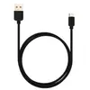 Avizar Câble USB Type C - Moxie - 1m - Cuir tressé - Charge/Synchronisation - Noir